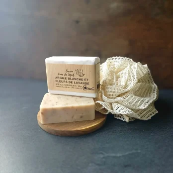 Savon à l'argile blanche
