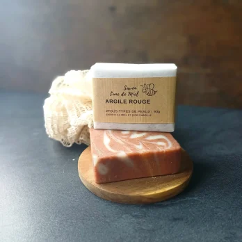 Savon à l'argile rouge